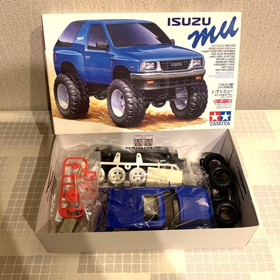 美品　タミヤ　CC-01 シャーシ　いすゞミュー タミヤ RC特別企画商品 1/10RC いすゞ ミュー TYPE X ブラック